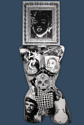 Muse Black & White - Artiste peintre joelle vermeille