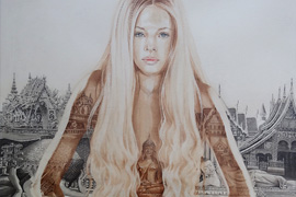 New Ophelie - Artiste peintre joelle vermeille