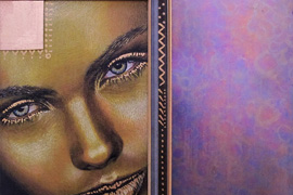 Golden Girl - Artiste peintre joelle vermeille