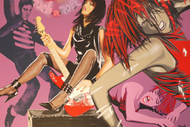 I love Rock n Roll - Artiste peintre joelle vermeille