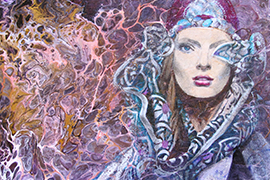 Foulard - Artiste peintre joelle vermeille