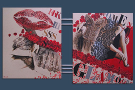 The Red Roses - Artiste peintre joelle vermeille
